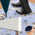 thumbnail image 2 of Yayeee Doormat for Inside 20"x32" Absorbent Low-Profile Washable Non-Slip Rubber Backed Entryway Rug, Cartoon Otters Pattern, 2 of 8