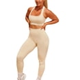 thumbnail image 2 of Traje De Yoga, Traje Deportivo Para Mujer, Punto Acanalado, Fitness Sin Costuras Para Gimnasio Para Mujer ANGGREK Otros, 2 of 6
