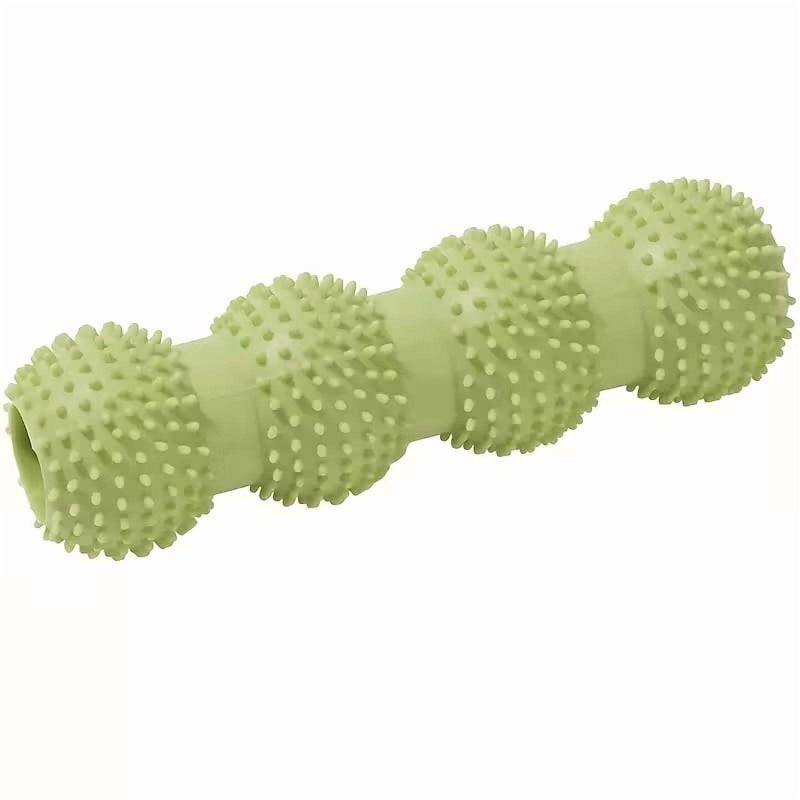 1 Interactive Treasure Dog Toy with Treats - Soft, wear-resistant chew toy for puppies, blue rubber teething toy for all breeds, promotes mental development and exercise