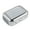 White, variant on Walbest Creative Portable Mini Ashtray with Lockable Lid, Metal Square Desktop Cigarette Ash Case, Fashion Pocket Ashtray for Indoor or Outdoor Use, 2.36" x 1.57" x 0.79"