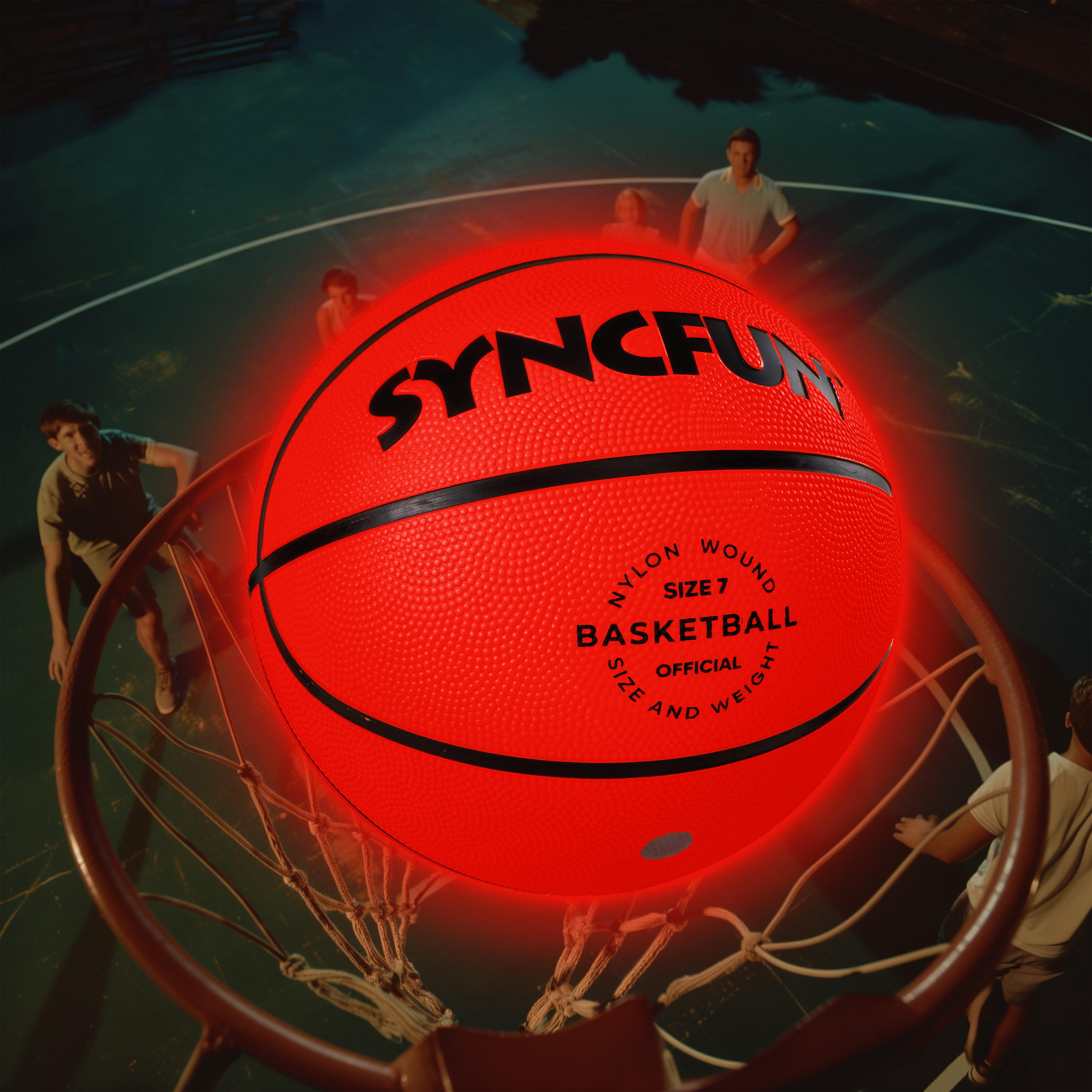 SYNCFUN Glow-in-the-Dark LED Basketball Size 7 photo 7