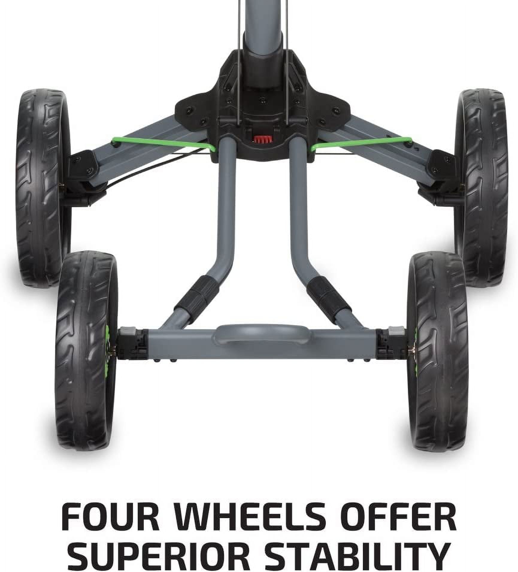 Bag Boy Golf Quad XL Push Cart Black Red Walmart