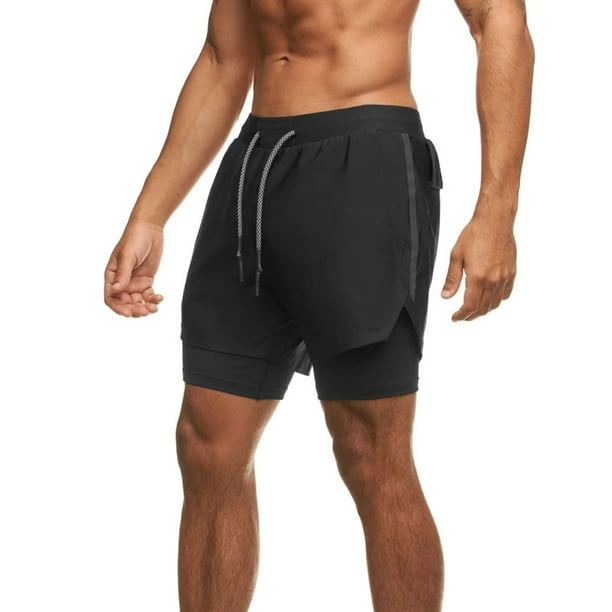Wangsaura Fitness basketball shorts pocket double layer