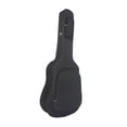 thumbnail image 1 of Bolsa para guitarra acústica, funda protectora con asa lateral y correas ajustables, impermeable, con bolsillo para guardarla., 1 of 8