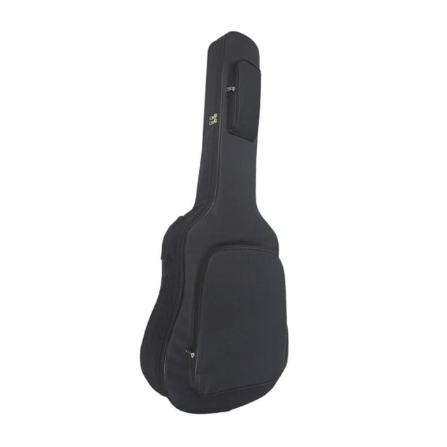 Bolsa para guitarra acústica, funda protectora con asa lateral y correas ajustables, impermeable, con bolsillo para guardarla.