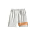 thumbnail image 4 of Fdqin Boys Shorts Sets 6Pcs Quick Drying Sports Short Sleeve T-Shirt and Active Shorts Summer Outfits for Kids White Blue Grey 4-5 Years, 4 of 8
