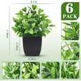 thumbnail image 2 of Der Rose 6 Pack Fake Plants Mini Artificial Plants for Home Office Farmhouse Bathroom Shelf Decor Indoor, 2 of 7