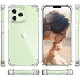 thumbnail image 7 of Compatible with iPhone 13 Pro Max Case, Full Body Clear Anti-Scratch Soft TPU Case [Support Wireless Charging] for iPhone 13 Pro Max 6.7 inch, Clear, 7 of 7