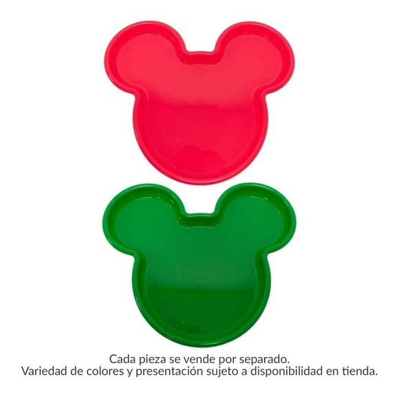 Plato Disney Mickey de Plástico para Aliementos