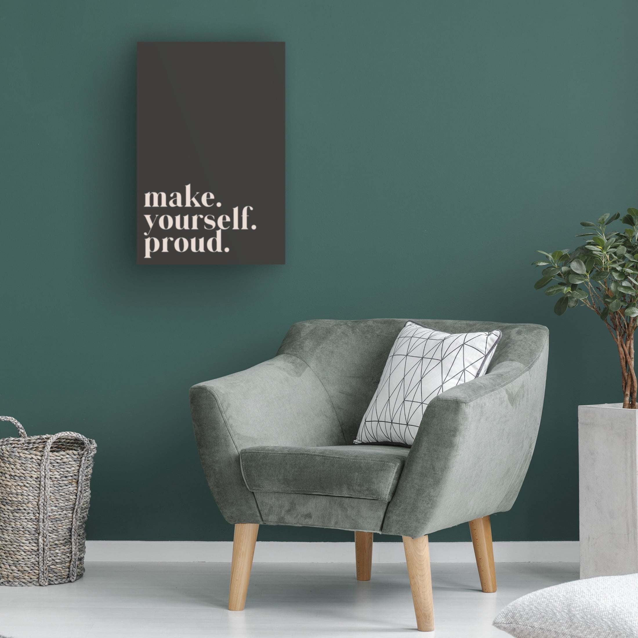 Trademark Fine Art uplusmestudio Make Yourself Proud Canvas Wall Art