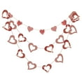 thumbnail image 2 of 3 Piezas Decoración del Día de San Valentín Pancarta de Corazón, Guirnalda de Corazón de Papel, Guirnalda de San Valentín de Corazón de Papel para, 2 of 5