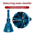 thumbnail image 3 of 2PCS Blue 20/25mm Deburring Tungsten Steel Chamfering Tool, Screw Rod Alloy Edger, 3 of 5