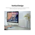 thumbnail image 3 of Mistaha Support Vertical pour Ordinateur Portable Support pour Ordinateur Portable en Alliage d'Aluminium Bibliothèque Réglable Support pour Tablette d'Ordinateur Portable 2 Fentes, 3 of 8