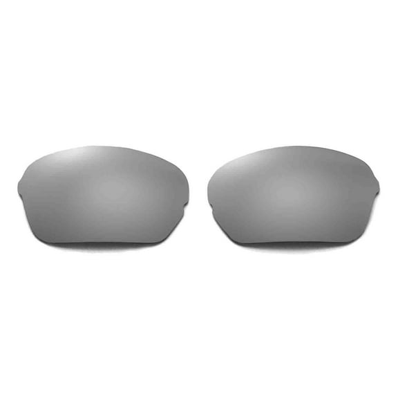 walleva replacement lenses for oakley half x sunglasses - multiple options available (titanium mirror coated - polarized)
