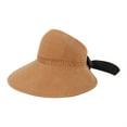thumbnail image 2 of Shenmeida Women Sun Hat Foldable Sun Cap Summer Wide Brim Empty Top Beach Hollow Out Hat Headwear, 2 of 3