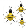thumbnail image 6 of Metal Wall Bumble Bee - 4 Pack 3D Sculpture Wall Art Bee Ornament Inspirational Wall Decor Hanging Bumblebee Art Decor,3D Iron Bee Art Sculpture Hanging Wall Decorations for Outdoor Home Garden, 6 of 6