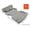 [SUV dual-use model] Vertical stripes - gray (for trunk), variant on SUV Trunk Inflatable Air Bed, Grey Black Foldable Portable Sleeping Mattress for Car Travel, Camping, Beach Picnic
