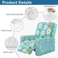 thumbnail image 5 of Kuiaobaty Daisy Butterfly Wooden Recliner Chair Cover that Stay in Place Durable Reclining Sofa Slipcover Recliner Couch Cover Washable Reclining Slipcover with Elastic Bottom for Living Room, 5 of 8