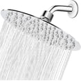 thumbnail image 1 of 8 Inch/20cm Round Shower Head Rain Shower Head, 304 Stainless Steel 360° Rotatable, Easy to Install and Clean, 1 of 5