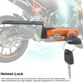 thumbnail image 4 of Helmet Lock Helmet Lock Hook Helmet Lock Mount Motorcycle Modification Aluminum Alloy Helmet Lock Mount Hook Fit For 125/250/390 2017+Orange, 4 of 8