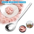 thumbnail image 2 of Popular!Maojin Cuchara para pelar cactus, cuchara para albóndigas de carne de arroz de acero inoxidable, cuchara para exprimir albóndigas, utensilios de cocina, 2 of 9