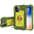 thumbnail image 1 of Funda multifunción 3 en 1 para iPhone 14, 13, 12 Mini, 11 Pro Max, XS, XR, 7, 8 Plus, SE, soporte de silicona para coche, PC, cubierta a prueba de golpes, piel Fivean unisex, 1 of 2