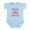 Sky Blue, variant on CafePress - You Mess With My Godfather Body Suit - Baby Light Bodysuit, Size Newborn - 24 Months
