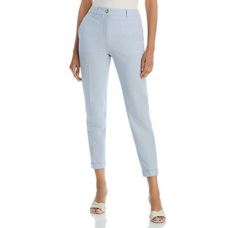 BOSS Check Tapered Leg Pants