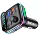 thumbnail image 3 of Transmisor FM Receptor Bluetooth Cargador QC3 Auto Manos Lib Negro BLOOSOM, 3 of 4