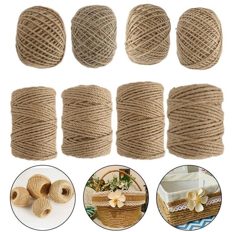 100M Jute Rope Home Retro Diy Craft Rope Decorative Rope Made In Multiple  Sizes (1.5mm) 