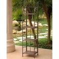 thumbnail image 1 of International Caravan Valencia 4 Tier 13" Bakers Rack in Antique Brown, 1 of 2