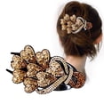 thumbnail image 2 of Pinzas para el pelo con diamantes de imitación para mujeres y niñas, pinzas para el pelo elegantes y gruesas, accesorios para cabello largo, 2 of 10