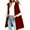 Wine, variant on Kaondbfi Women's Outerwear Vests, Long Puffer Vest Women Winter Warm Quilted Sleeveless Vests Puffy Zip Up Fall Coat Outerwear Winter Coat for Women