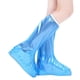 thumbnail image 1 of Blue Portable Waterproof Shoes Cover with Elastic Band and Zipper for Outdoor Use PVC Resin Adult Size, 1 of 2