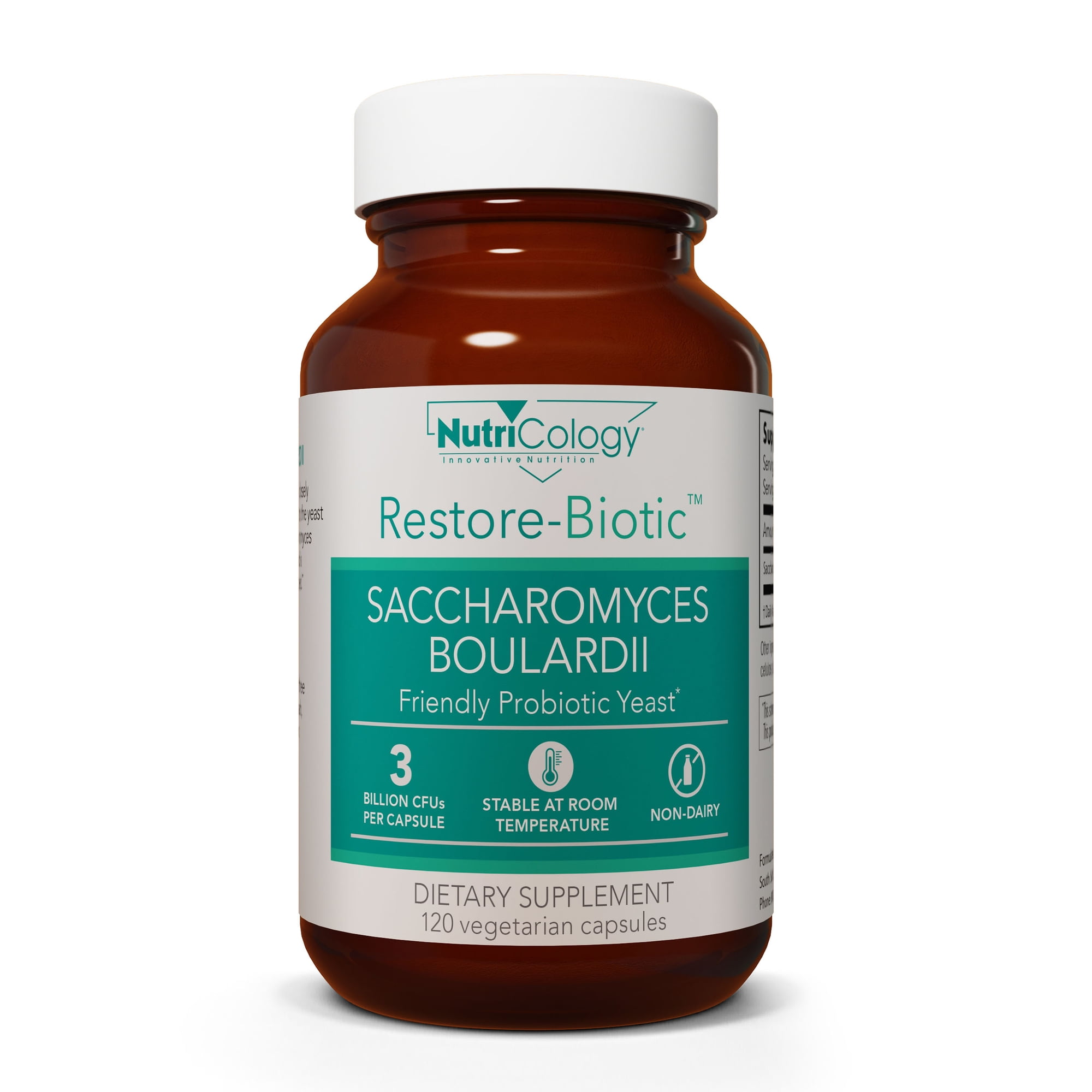 NutriCology RestoreBiotic Saccharomyces Boulardii GI Health