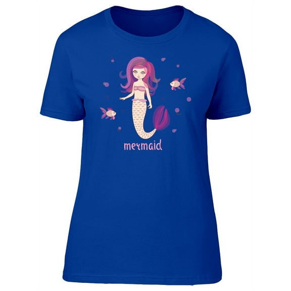 Mermaid With Transparent Hair T-Shirt Women -Image by Shutterstock, Female x-Large