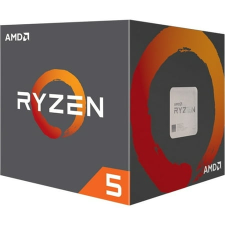 AMD Ryzen 5 1600 Processor 3.6 GHz 6-Core AM4 Processor with Wraith Spire Cooler - YD1600BBAEBOX
