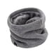 thumbnail image 3 of Polaina de cuello de invierno con forro polar y bufanda térmica para motociclismo, ciclismo y senderismo. Gris, 3 of 9