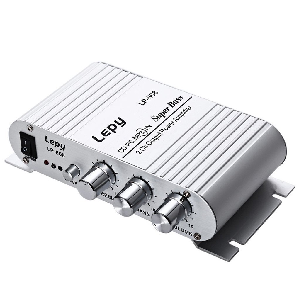 Smilepp Car Motorcycle Power Amplifier Hifi Radio Audio Usb Sd Mp3 Home Amp Aluminum Shell Walmart Canada