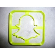 Snapchat Snap Chat Photo Video Messaging App Logo Cookie Cutter USA PR2952