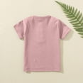 thumbnail image 6 of Godom Boys Short Sleeve Shirt with 3 Button, Henley Shirt for Boys & Girls, Polo Shirt Without Collar,Pink, 6 of 6