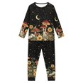 thumbnail image 5 of DISNIMO Mushroom Sunflower Pajama Set Girls Pajamas Size 3-4T Girl Pajama Sets for Kids 2 Piece Girls Long Sleeve Pj Set Kids Girls Pjs Set for Kids Fall Pajamas Girls Lounge Wear Sets Sleepwear, 5 of 7