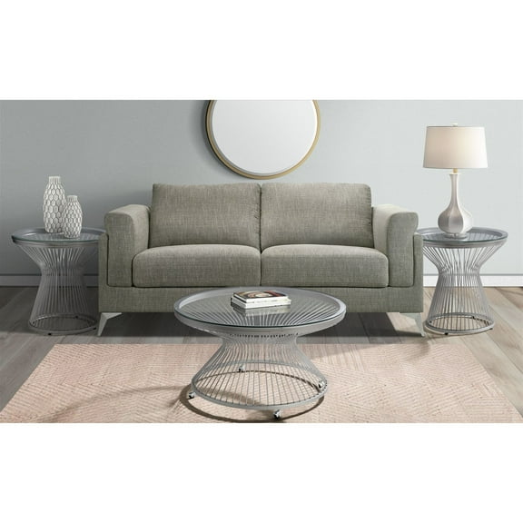 Picket House Furnishings Chrome End Table