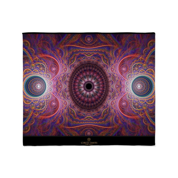 CafePress - Fractal_Mathematics_Math Throw Blanket - Soft Fleece Throw Blanket, 50"x60" for All Ages
