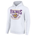 thumbnail image 2 of Men's Starter White Minnesota Vikings -80s Inspired Pullover Hoodie, 2 of 3