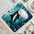 thumbnail image 2 of Whale Square 8.3x9.8 Inch Non-Slip Rubber Bottom Printed Desk Mat Gaming Mouse Pad Mousepad Suitable for Office and Gaming, 2 of 6