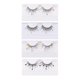 thumbnail image 1 of 4 Pairs Colored Glitter False Eyelashes Fluffy Lashes Sequins Fake Eyelashes for Women, 1 of 4