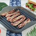 thumbnail image 3 of Silicone Microwave Bacon Tray Microwave Bacon Machine Food Grade Silicone Microwave Bacon Pan Black, 3 of 6