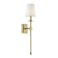 thumbnail image 4 of Savoy House Monroe 5" 1-Light Transitional Metal Sconce in Warm Brass, 4 of 7