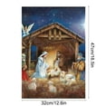 thumbnail image 3 of Elainilye Religious Christmas Garden Flag for Year Festival Party Courtyard Decoration Holiday Outdoor Home Display, 3 of 6